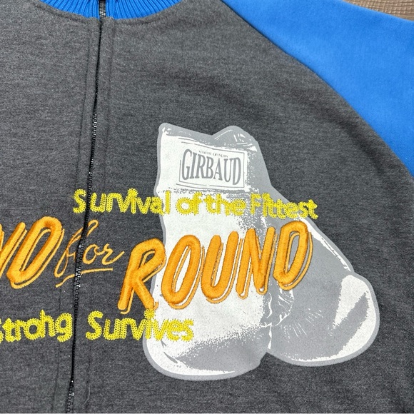 Marithe Francois Girbaud Full Zip Sweatshirt Two Tone Round For Round Men’s 3XL - Picture 6 of 15